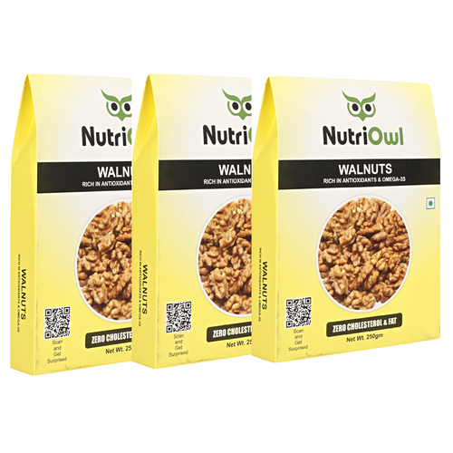 Boost Your Health with Delicious and Nutritious Walnuts (250g Pack of 3)