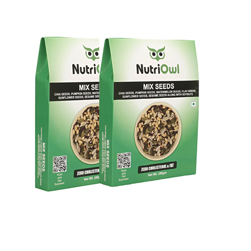 Boost Your Health with Our Premium Blend of Super Seeds - Delicious and Nutritious Snack for Anytime (250g Pack of 2)
