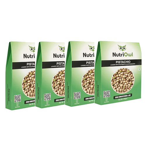 Crack Open the Delicious Delights of California Pistachios - Perfect for Snacking and Cooking! (250g Pack of 4)