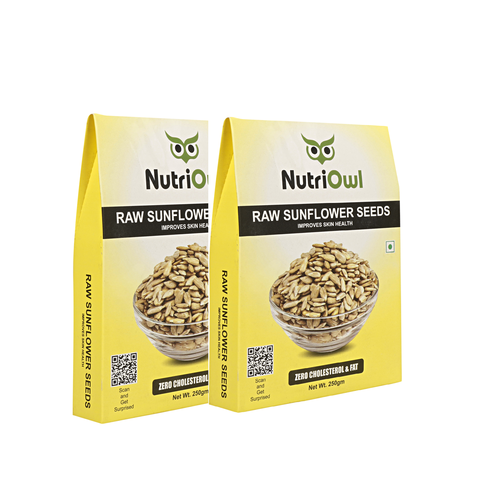 Discover the Power of Raw Sunflower Seeds - Packed with Nutrients to Fuel Your Active Lifestyle! (250g Pack of 2)