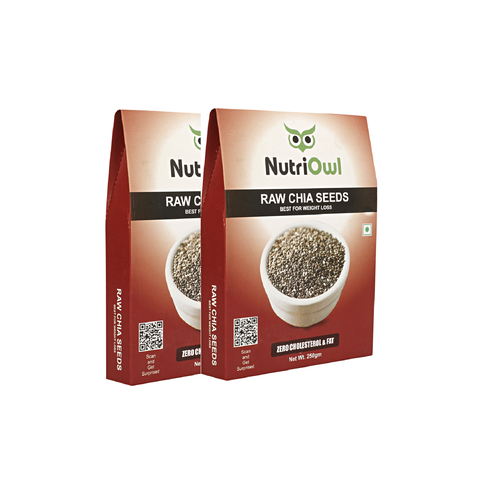 Discover the Superfood Secret to Optimal Health - Premium Chia Seeds Packed with Nutrients and Versatility! (250g pack of 2)