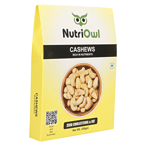 Crunchy and Buttery: Premium Cashews for Snacking and Cooking. (250g)