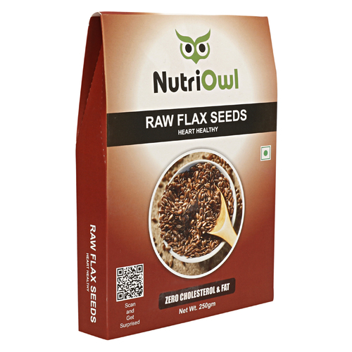 Experience the Nutritional Power of Flax Seeds - Delicious, Versatile and Packed with Essential Nutrients & Fiber with Healthy Heart (250g)