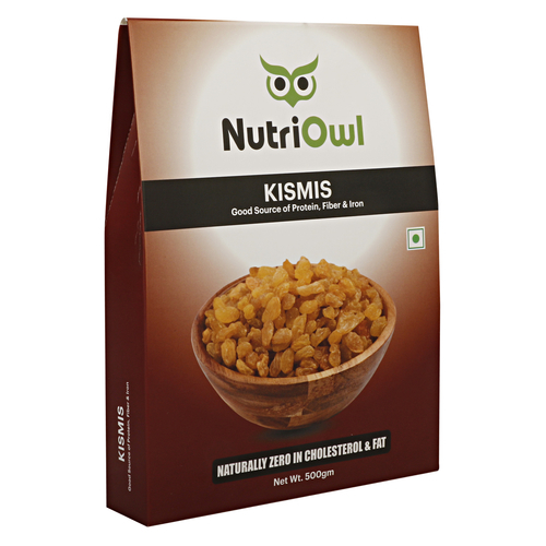 NutriOwl Kismis - Premium Quality Dried Grapes, Naturally Sweet and Nutrient Rich (250g)