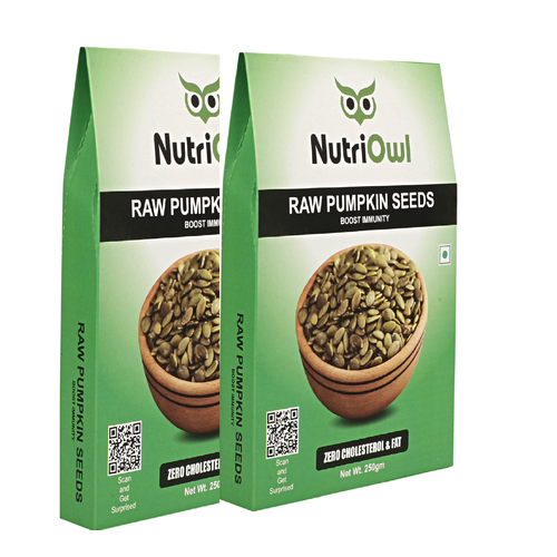 Unlock the Health Benefits of Raw Pumpkin Seeds - Delicious, Nutritious and Perfect for Snacking! (250g Pack of 2)